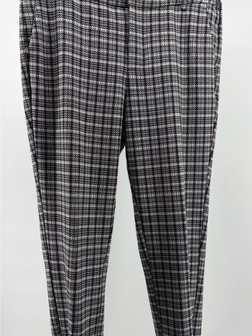 Liverpool LA Soft Houndstooth Black/White Dress Pants, Size 12 (31)